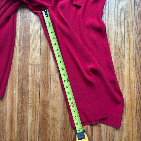 Anthropology Maeve Elegant Red Jumpsuit - Picture 6 of 7